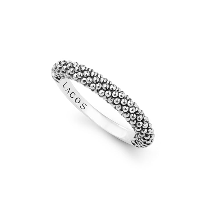 Lagos Caviar Stacking Ring - 03-80421-7