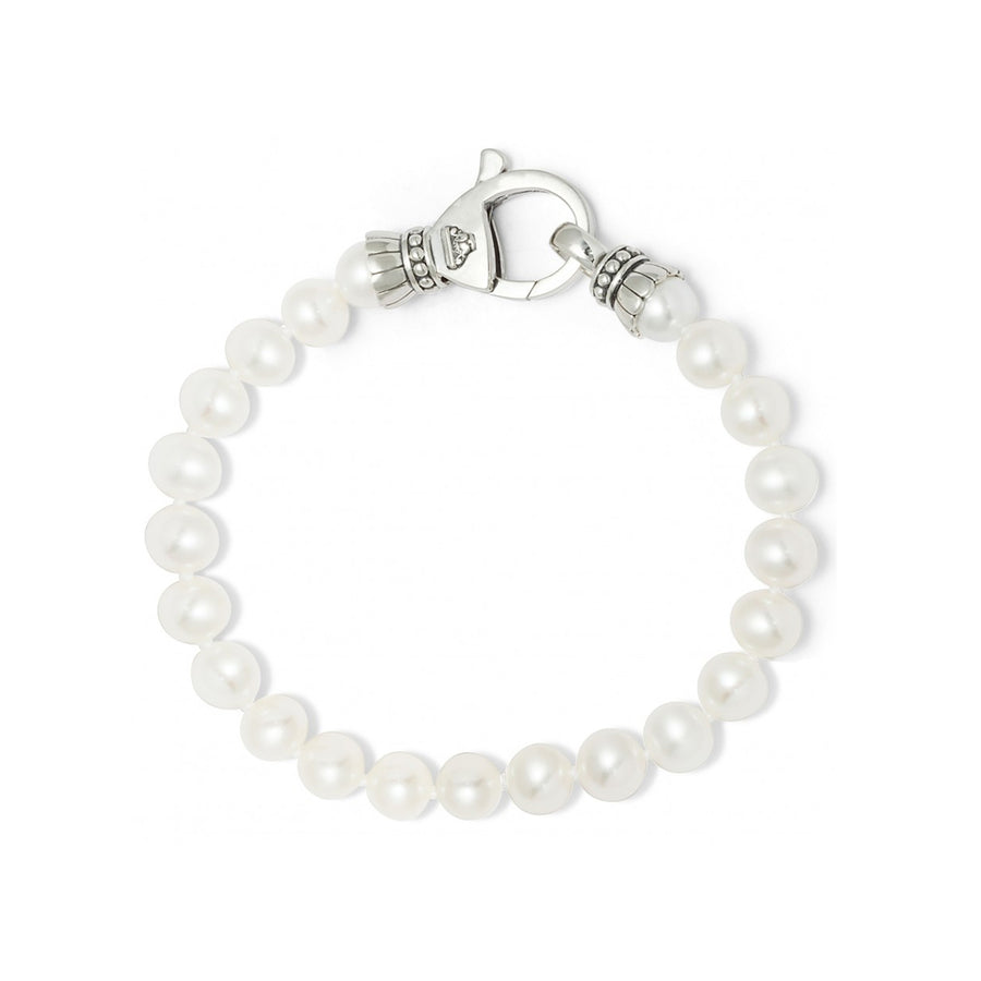 A bracelet of freshwater cultured pearls. Finished with a signature lobster clasp. Pearls vary from 7 to 8mm. Worn as a single strand or layer with other LAGOS bracelets for added interest.- Sterling Silver- Signature Lobster Clasp- Pearl measures 7-8mm- STYLE #: 05-80896