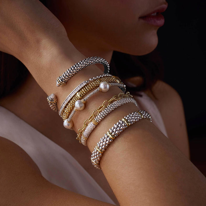 Lagos Caviar Lux 6mm Diamond Caviar Bracelet - 05-81261-DDS