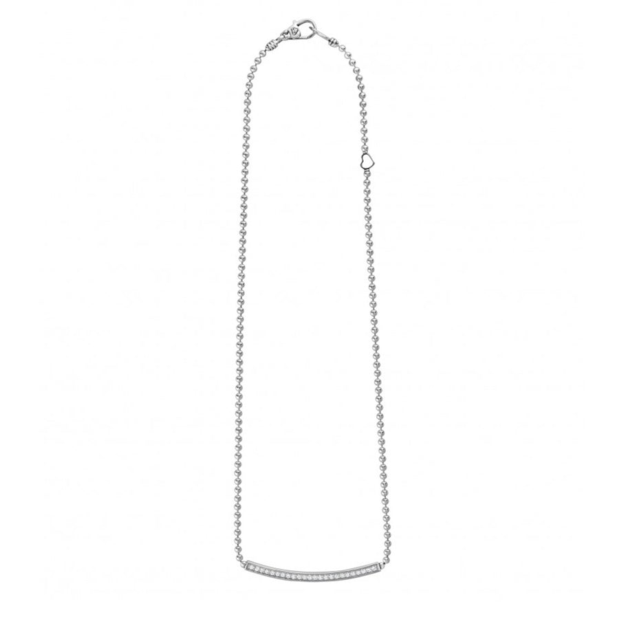Lagos Caviar Spark Diamond Necklace- 04-81042-DDML