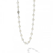 Made for layering. A versatile 36 inch freshwater cultured pearl strand joined by sterling silver. Finished with a signature lobster clasp.- Sterling Silver- Signature Lobster Clasp- Pearl measures 3-4mm- Length 36 Inches- STYLE #: 04-80608