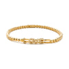 This bracelet from the Tresore collection comes in 18K white, yellow or rose gold, and is set with high quality white diamonds. 