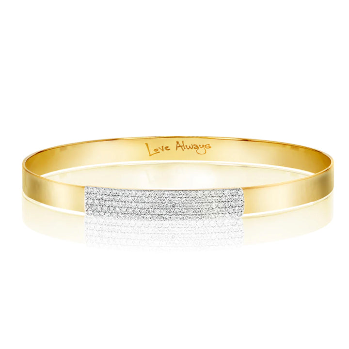 Phillips House 14k Yellow Gold Affair Strap Diamond Bracelet - B0107DY