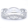 14k White Gold Diamond Ladies Ring