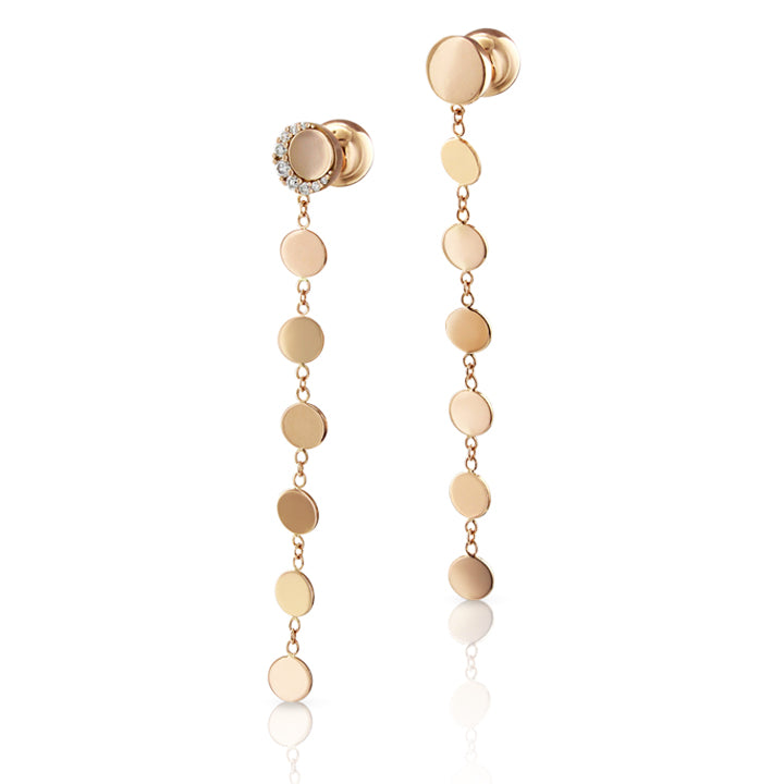 Pasquale Bruni 18K Rose Gold Luce Drop Earrings - 16208R