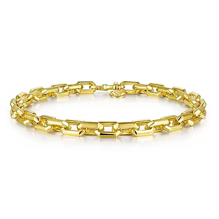 Gabriel & Co Men's 14K Yellow Gold Chain Bracelet - TBM4516Y4JJJ