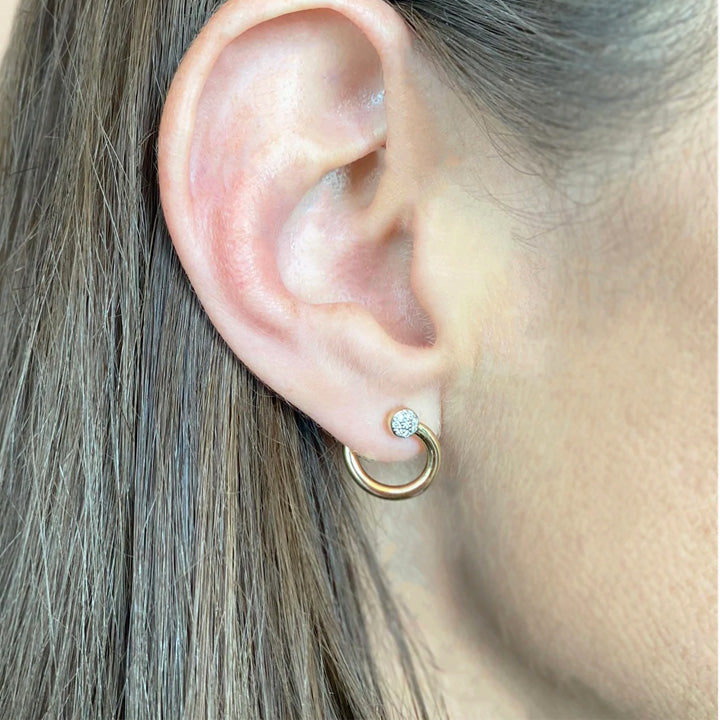 Phillips House 14K Yellow Gold Mini Affair Wire Fan Earrings - E1772DY