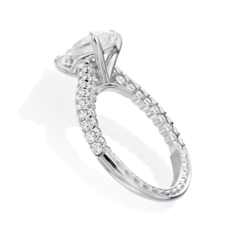 Moyer Collection 18K White Gold 0.68ctw Diamond Engagement Ring Semi-Mounting- KGR1224OV