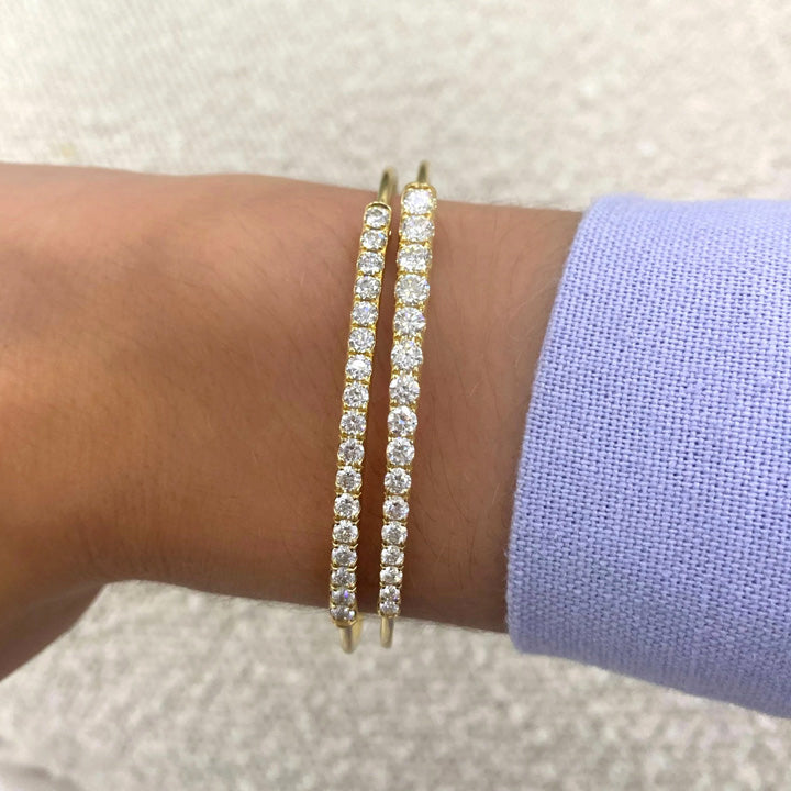 Phillips House 14K Yellow Gold Graduated Eternity Love Always Bracelet - B1714DY
