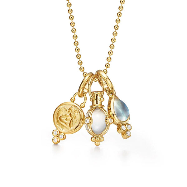 Temple St. Clair 18K Signature Charm Necklace - NCH-A8CR8BM6DI
