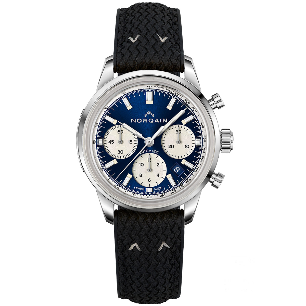 Norqain Freedom 60 Chrono 40mm Blue Dial - N2201S22C/A221 – Moyer 
