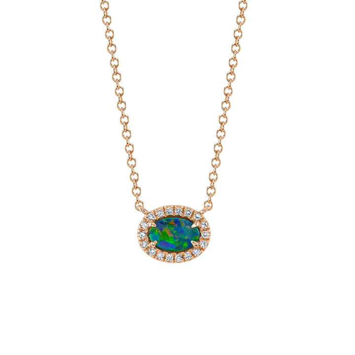 Sweetheart Opal Necklace | Fine Jewelry | Alexis Russell