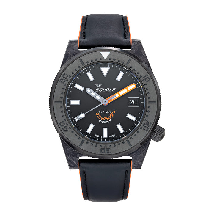 Squale T-183 Forged Carbon Orange - T-183FCOR