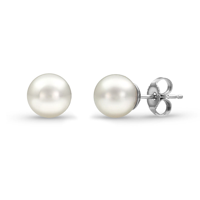 Baggins 14KW Akoya Pearl Studs 6-6.5mm