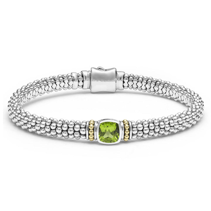 Lagos Caviar Color 6mm Peridot Caviar Bracelet - 05-81434-D6