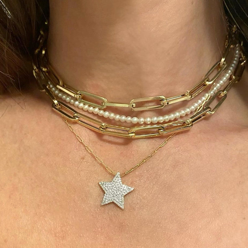 Phillips House 14K Yellow Gold Large Infinity Star Necklace - N1739DY