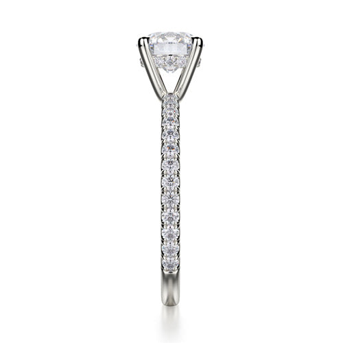 Michael M 18k Gold Classic Diamond Engagement Ring R706-1