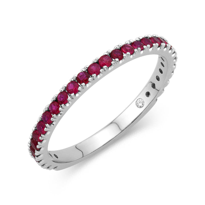 July Birthstone Ring ∙ Pink Ruby