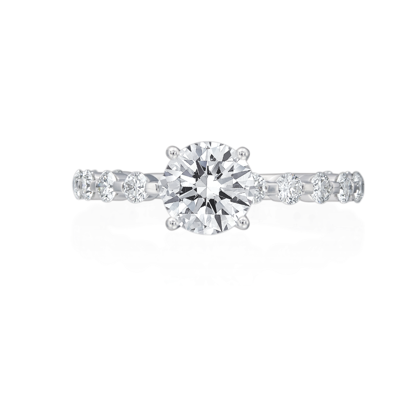 SPECIAL OFFER! When you purchase a 1.50ct center diamond to fit this mounting, it will be 50% off its original price! Special price is reflected below.