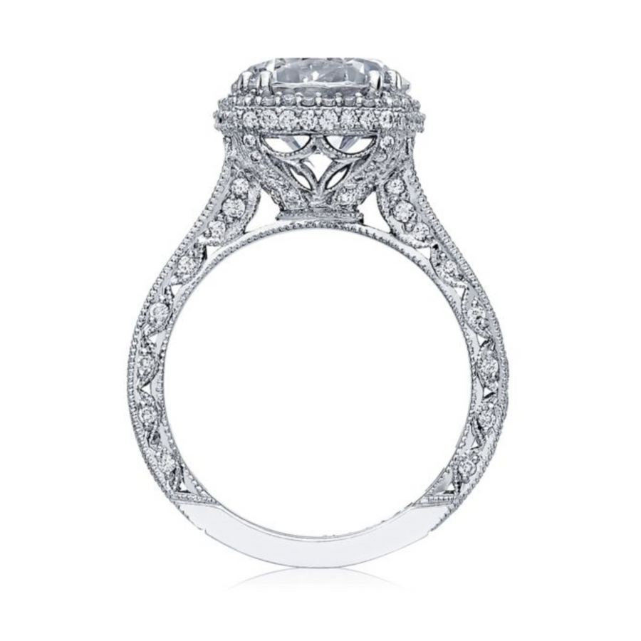 Tacori RoyalT Platinum 1.21ctw Diamond Engagement Ring Semi-Mounting- 363948