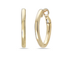 Defined by disciplined angles, the Gold collection is a bold alternative for daily wear. These 27mm yellow gold earrings are the perfect staple earring for any woman. Transition these easily from casual wear to date night! 