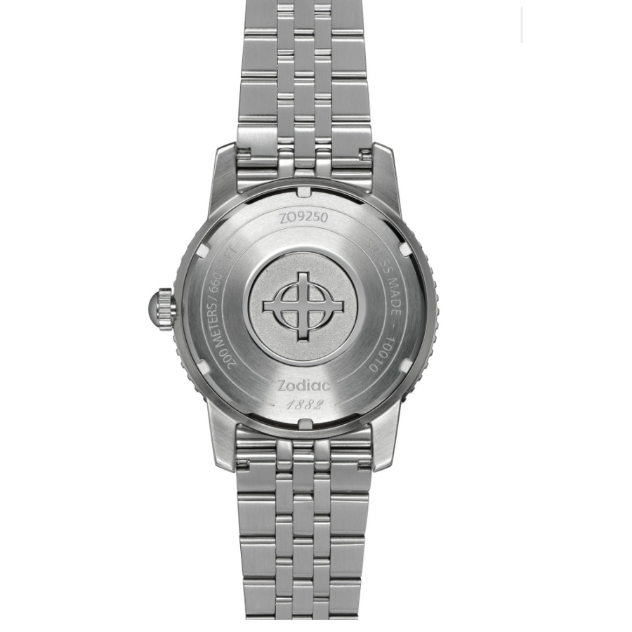 Zodiac Super Sea Wolf 53 Compression Automatic Stainless Steel Watch - ZO9250