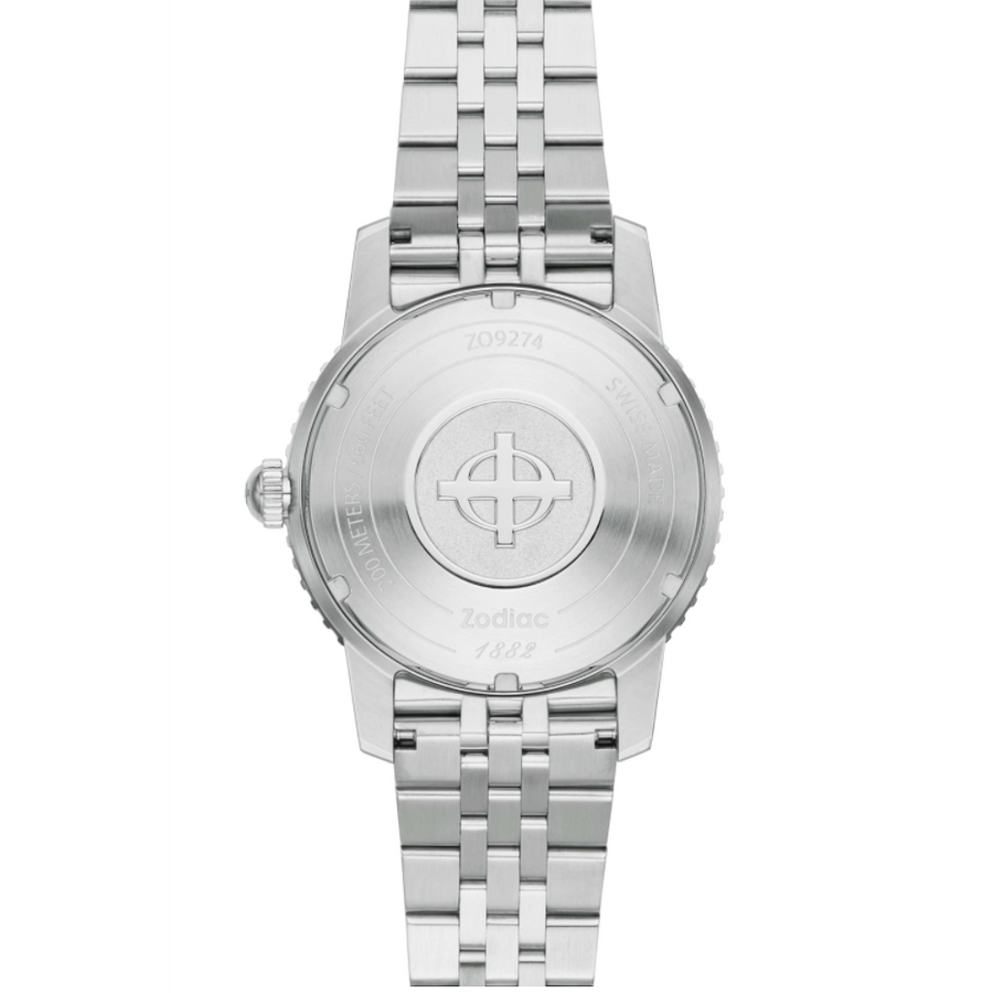 Zodiac Super Sea Wolf 53 Compression Automatic Stainless Steel Watch- ZO9274