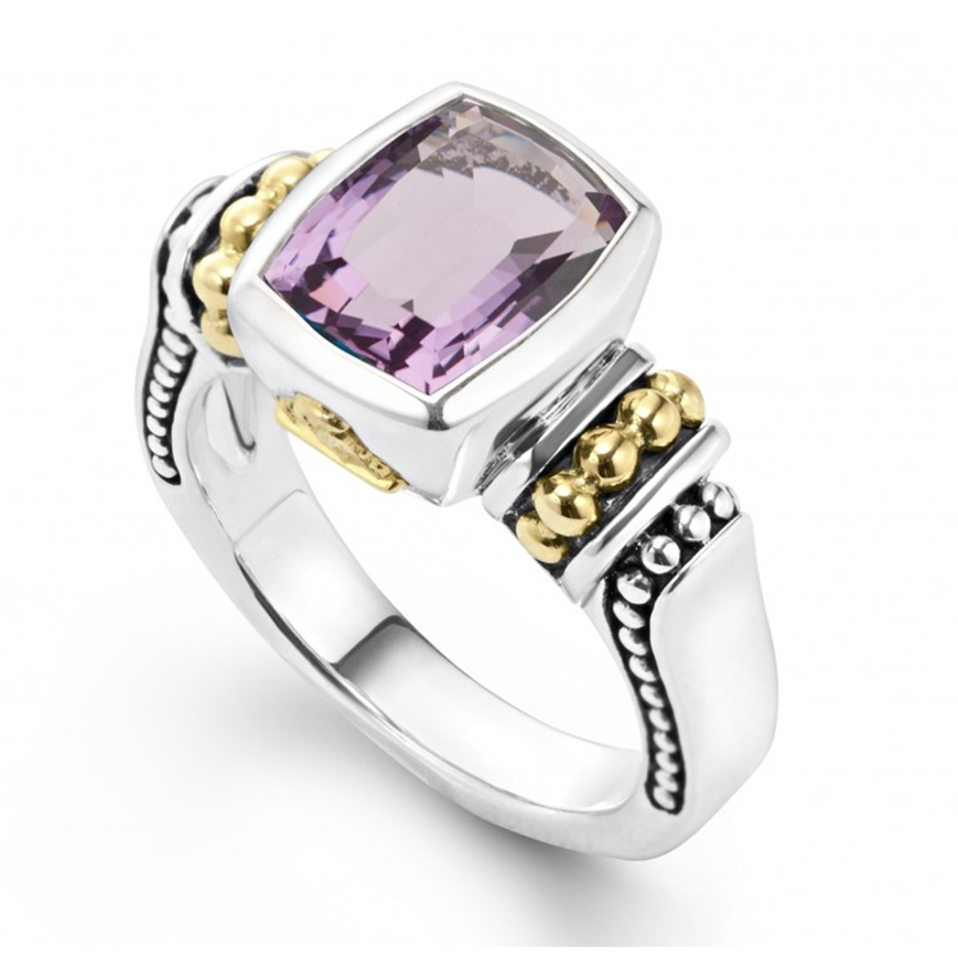 Lagos Caviar Color Gemstone Ring- 02-80561-OXX7