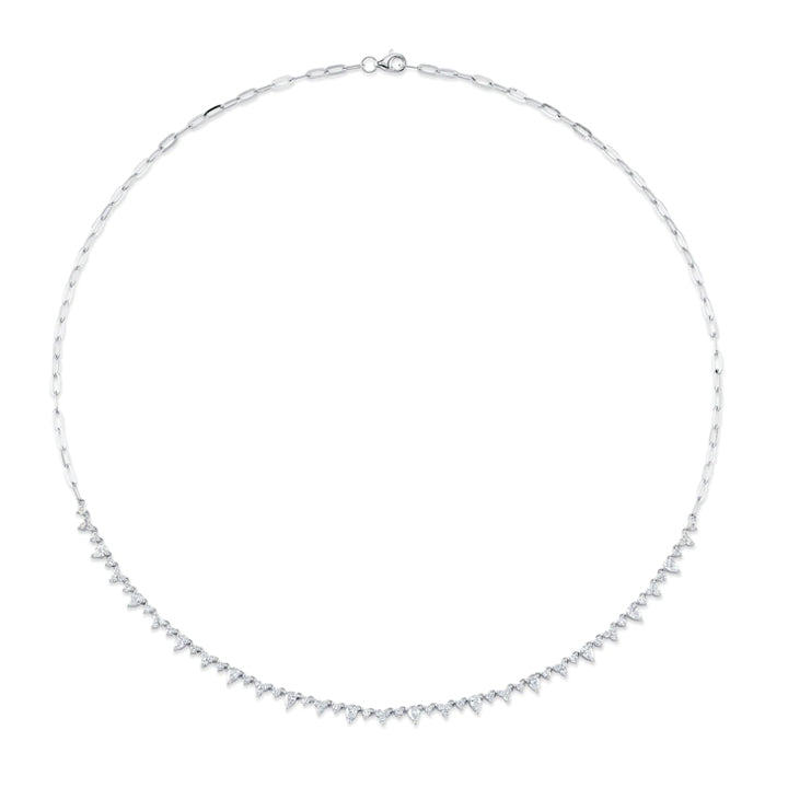 14k Yellow Gold 1.87ctw Diamond Pear Necklace - SC55023062