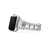 Created exclusively for your Apple Watch, this watch bracelet is crafted from stainless steel signature links. This watch bracelet is designed for the Series 1, 2, 3, 4 or 5 Apple Watch for the 42mm or 44mm size. Finished with a secure double-button clasp detailing the LAGOS crest. Size 8. See the Size Guide for additional information. Watch face sold separately.- Stainless Steel- Double Button Wide Clasp- Band Width 20mm Tapers to 16mm- STYLE #: 12-90006-8