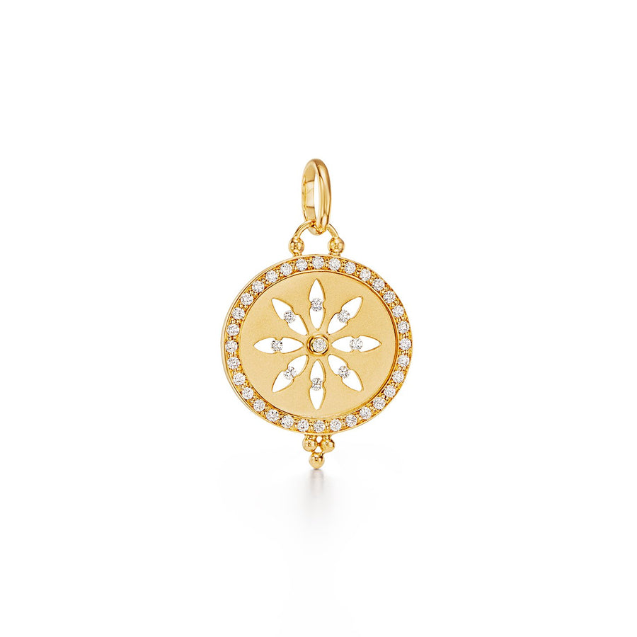 The 18K Diamond Sorcerer Cutout Pendant channels the enchanting magic of the night sky. With expertly cut diamonds and our signature triple gold granulation, this pendant is elegant and classic.18K Gold0.52cts of Diamonds