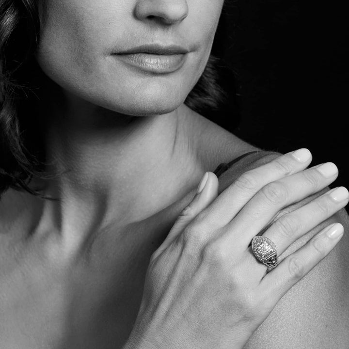 Lagos Caviar Lux Diamond Ring- 02-80600-DD7