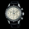 This Presage SRQ031 is a limited edition model with only 1000 pieces! It has a champagne colored dial with silver dial markers. It is powered by the 8R48 caliber automatic movement with manual winding capacity. Other features include: 34 jewelsChronograph with 30 minutes and 12 hoursDate displayStop second hand function
