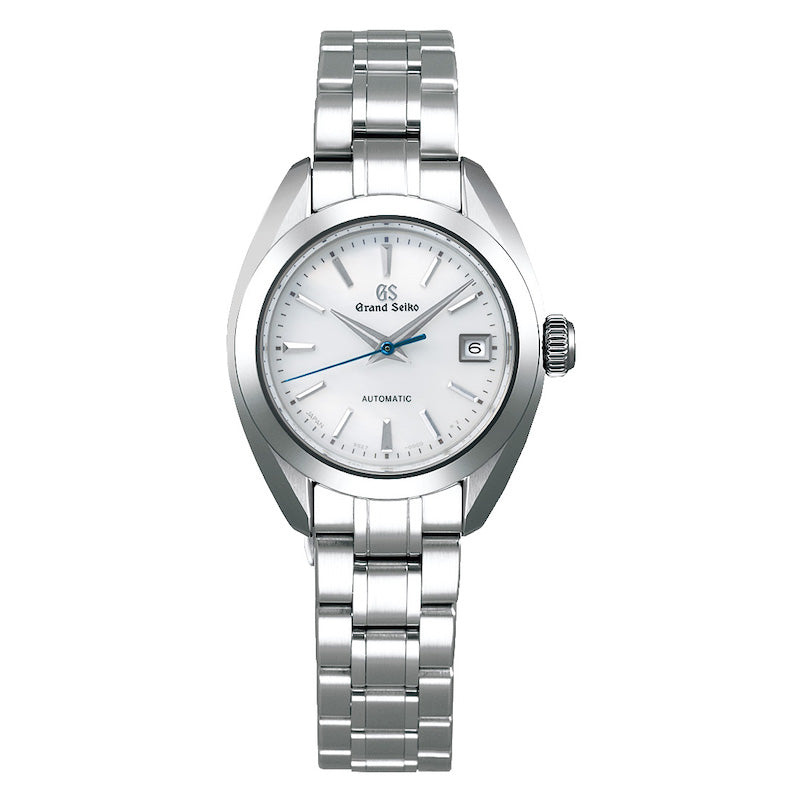 The new Grand Seiko automatic caliber 9S27 strikes a balance between high performance and slimness. Its performance is outstanding, with a precision rate of +8 to_3 seconds a day and a power reserve of 50 hours. These high levels of performance are delivered by an 8 beat movement that is just 19.4mm in diameter and 4.49mm in height, which allows the case to fit every wrist and each timepiece to have an elegantly slim profile. The Stainless steel versions with a diameter of 27.8mm. The cases are 