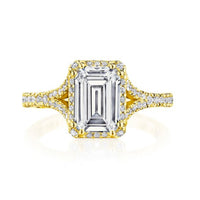 Tacori dantela top emerald cut