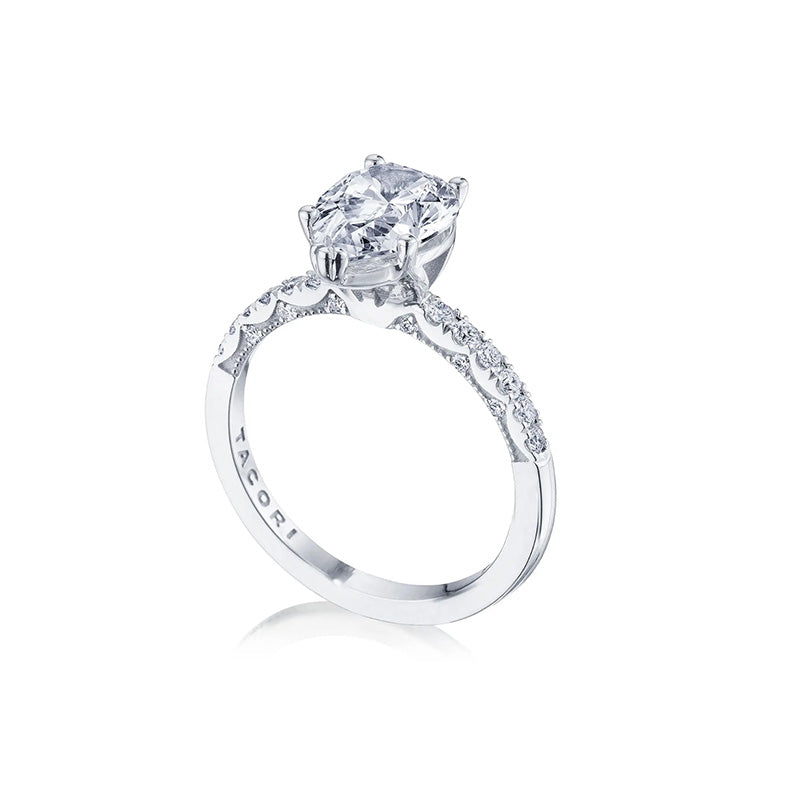 Tacori 14K White Gold Coastal Crescent Diamond Engagement Ring - P1042PS10X7FY
