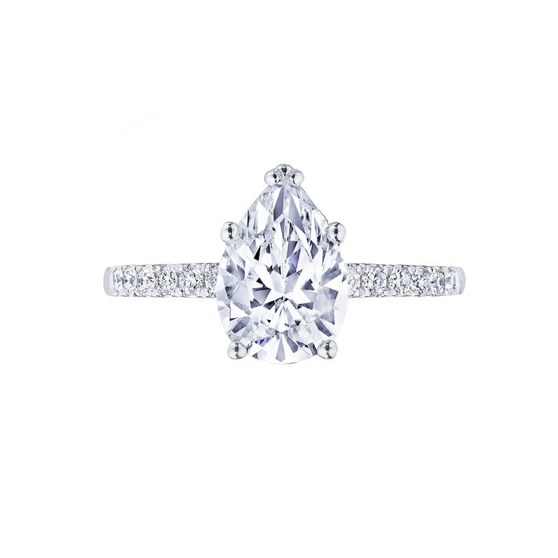 Tacori 14K White Gold Coastal Crescent Diamond Engagement Ring - P1042PS10X7FY