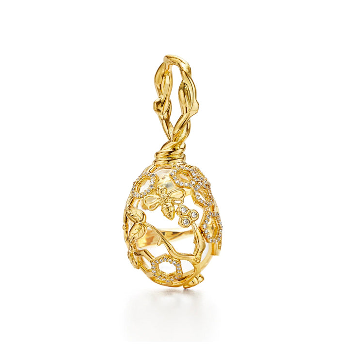 Temple St. Clair 18K Beehive Medium Amulet - P51853-E18BEE