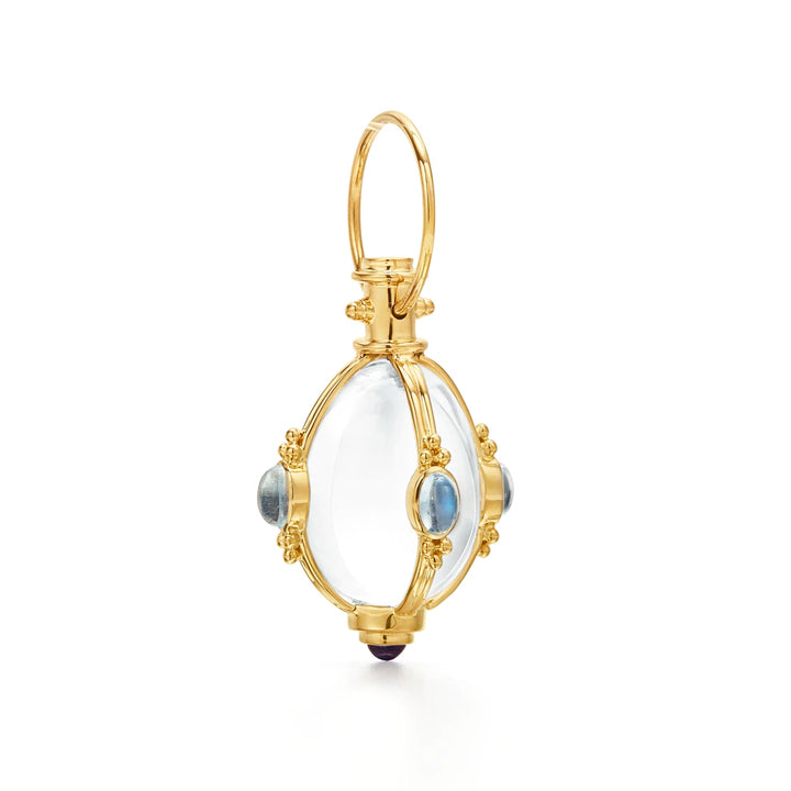 Temple St. Clair 18K Blue Moon Medium Amulet - P54801-E18BM
