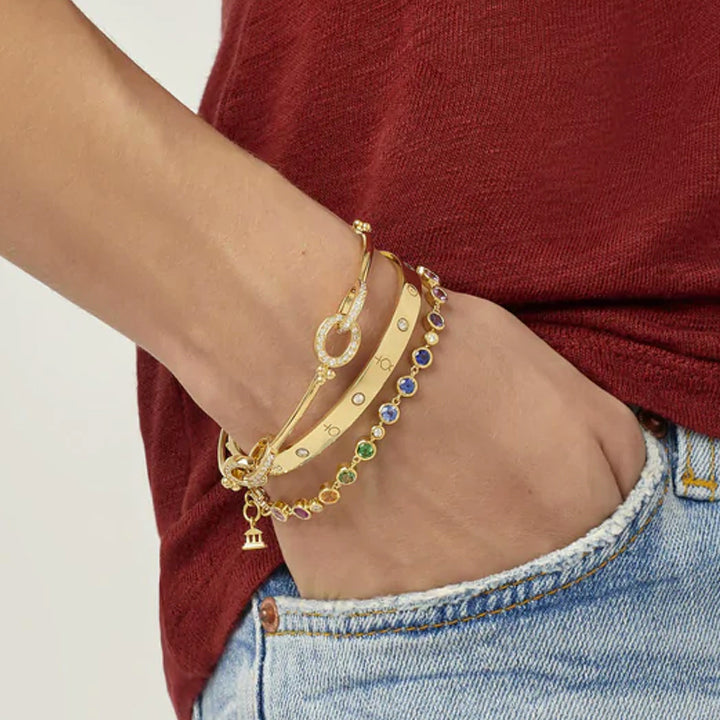 Temple St. Clair 18K Rainbow Link Bracelet - B16144-MXSP4