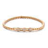 Bracelet from the Tresore Collection in 18 karat rose gold set with high quality white diamonds.