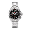 Dial: Black Rhodium plated luminescent indexes Case: 41mm, fine-brushed steel, water resistance 200m Movement: Quartz, swiss made, about 24 months battery life Strap: Fine-brushed Steel