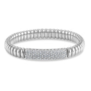 If you are searching for that cool and striking bracelet to enhance your style, this fantastic piece from Hulchi Bellunis selection of fine bracelets can be that right piece. An accessory for Ladies, you will definitely experience the luxurious quality as this beauty wraps around your wrist. With Diamond stones to add wonder to the piece, this indeed becomes a symbol of style, not just an accessory. These stones are Round in shape, giving the whole piece a beautiful aura of visual pampering. Let