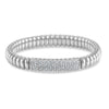 If you are searching for that cool and striking bracelet to enhance your style, this fantastic piece from Hulchi Bellunis selection of fine bracelets can be that right piece. An accessory for Ladies, you will definitely experience the luxurious quality as this beauty wraps around your wrist. With Diamond stones to add wonder to the piece, this indeed becomes a symbol of style, not just an accessory. These stones are Round in shape, giving the whole piece a beautiful aura of visual pampering. Let