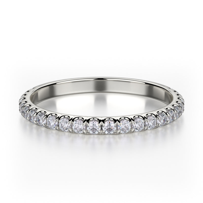 Michael M 18K White Gold 0.45ctw Diamond Anniversary Band- R371B