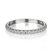 Michael M 18K White Gold 0.45ctw Diamond Anniversary Band- R371B