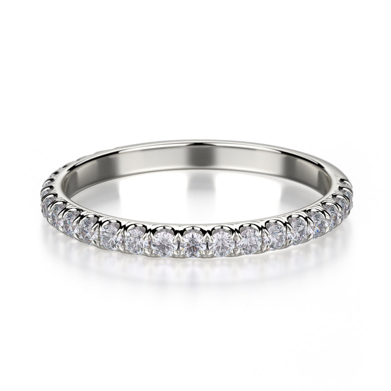 Michael M 18K White Gold 0.45ctw Diamond Anniversary Band- R371B