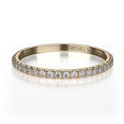 Michael M 18K Yellow Gold 0.28ctw Diamond Wedding Band- R706B