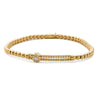Bracelet from the Tresore Collection in 18 karat yellow gold set with high quality white diamonds.